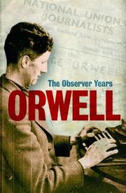 Cover of: Orwell, The Observer Years