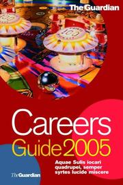 Cover of: The "Guardian" Guide to Careers by Jimmy Leach
