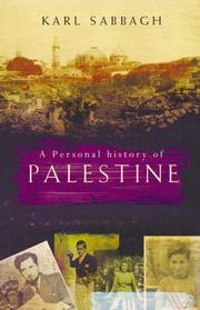 Cover of: Palestine by Karl Sabbagh, Karl Sabbagh