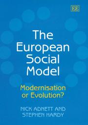 Cover of: The European social model by Nick Adnett