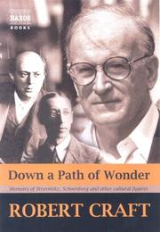 Cover of: Down a Path of Wonder by Robert Craft