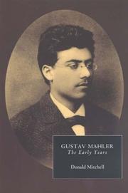 Cover of: Gustav Mahler: The Early Years