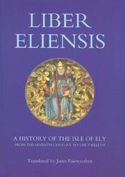 Cover of: Liber Eliensis by Janet Fairweather
