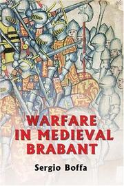 Cover of: Warfare in Medieval Brabant, 1356-1406 (Warfare in History) by Sergio Boffa