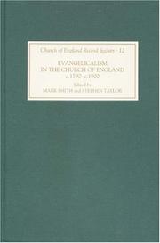 Cover of: Evangelicalism in the Church of England, c.1790-c.1890 by Mark Smith, Stephen Taylor