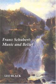 Cover of: Franz Schubert by Leo Black