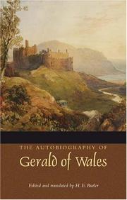 Cover of: The autobiography of Gerald of Wales by Giraldus Cambrensis