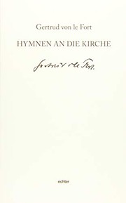 Cover of: Hymnen an die Kirche