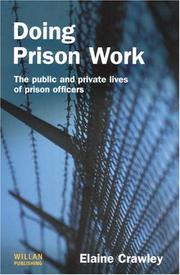 Doing Prison Work by Elaine Crawley