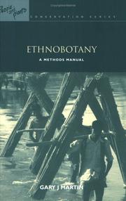 Cover of: Ethnobotany: a methods manual