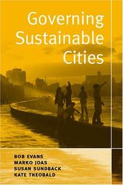 Cover of: Governing Sustainable Cities