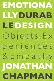 Cover of: Emotionally Durable Design: Objects, Experiences and Empathy