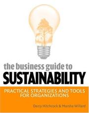 Cover of: The Business Guide to Sustainability: Practical Strategies and Tools for Organizations