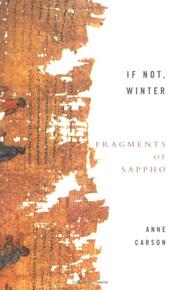 Cover of: If Not, Winter