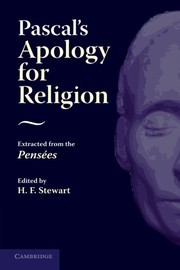 Cover of: Pascal's Apology for Religion: Extracted from the Pensees