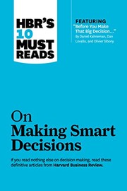 Cover of: On Making Smart Decisions by Harvard Business Review, Daniel Kahneman, Ram Charan