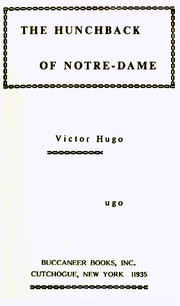 Cover of: Hunchback of Notre Dame | Victor Hugo