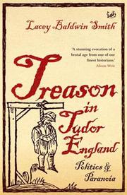 Cover of: Treason in Tudor England