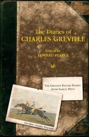 Cover of: The Diaries of Charles Greville