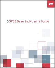 Cover of: SPSS 14.0 Base User's Guide
