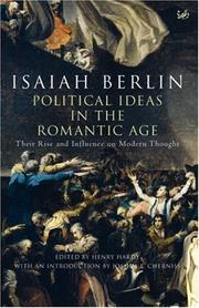 Cover of: Political Ideas in the Romantic Age by Isaiah Berlin