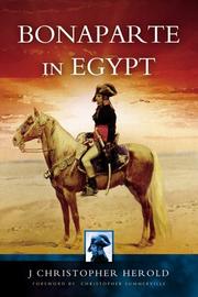 Cover of: Bonaparte in Egypt by J. Herold