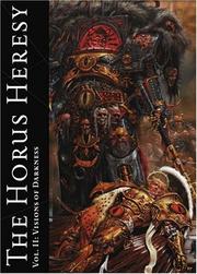 Cover of: The Horus Heresy Vol. 2: Visions of Darkness (The Horus Heresy)