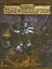 Cover of: WFRP Tome of Corruption by Green Ronin