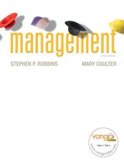Cover of: Management With Rolls Access Code (9th Edition) | Stephen P. Robbins