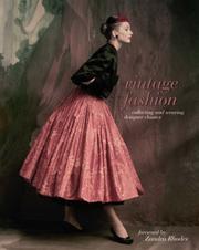 Cover of: Vintage Fashion by Harriet Quick