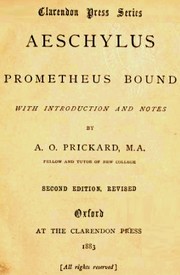 Cover of: Prometheus bound. by Aeschylus