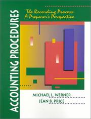Cover of: Accounting Procedures by Michael L. Werner, Jean B. Price