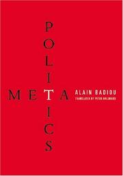 Cover of: Metapolitics
