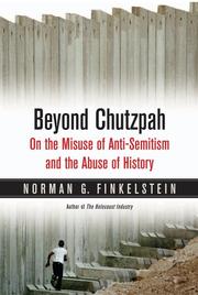 Cover of: Beyond Chutzpah by Norman Finkelstein