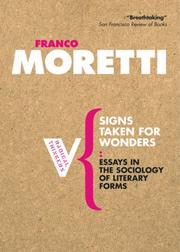 Cover of: Signs Taken For Wonders by Franco Moretti
