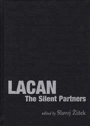 Cover of: Lacan: The Silent Partners (Wo Es War)