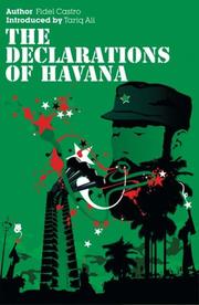 The Declarations of Havana (Revolutions) by Fidel Castro
