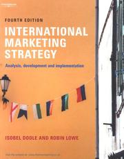 Cover of: International Marketing Strategy by Isobel Doole, Robin Lowe