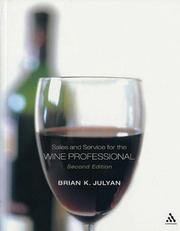 Cover of: Sales and Service for the Wine Professional