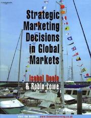 Cover of: Strategic Marketing Decisions In Global Markets