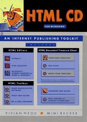 Cover of: HTML CD: an Internet publishing toolkit : for Windows