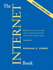 Cover of: The Internet Book by Douglas E Comer