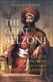Cover of: The Great Belzoni by Stanley Mayes