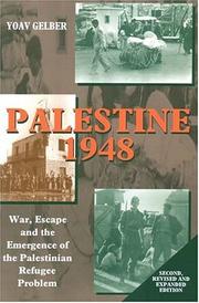 Cover of: Palestine 1948: War, Escape And The Emergence Of The Palestinian Refugee Problem