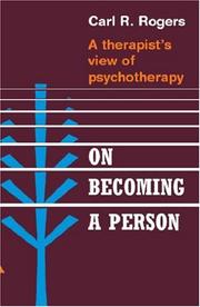Cover of: On Becoming a Person: A Therapist's View of Psychotherapy