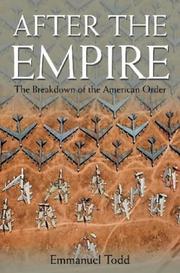 Cover of: After the Empire by Emmanuel Todd