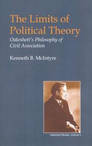 The limits of political theory by Kenneth B. McIntyre