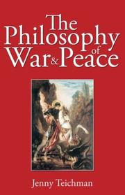 Cover of: The Philosophy of War and Peace