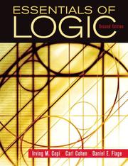 Cover of: Essentials of Logic by Irving Marmer Copi, Carl Cohen, Daniel Flage