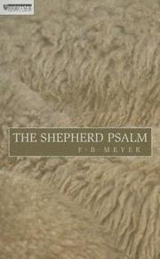 Cover of: The Shepherd Psalm by Meyer, F. B.